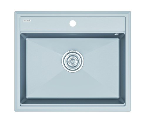 Кухонная мойка Paulmark STEPIA 60 PM115951-GRM 60х50 цвет серый